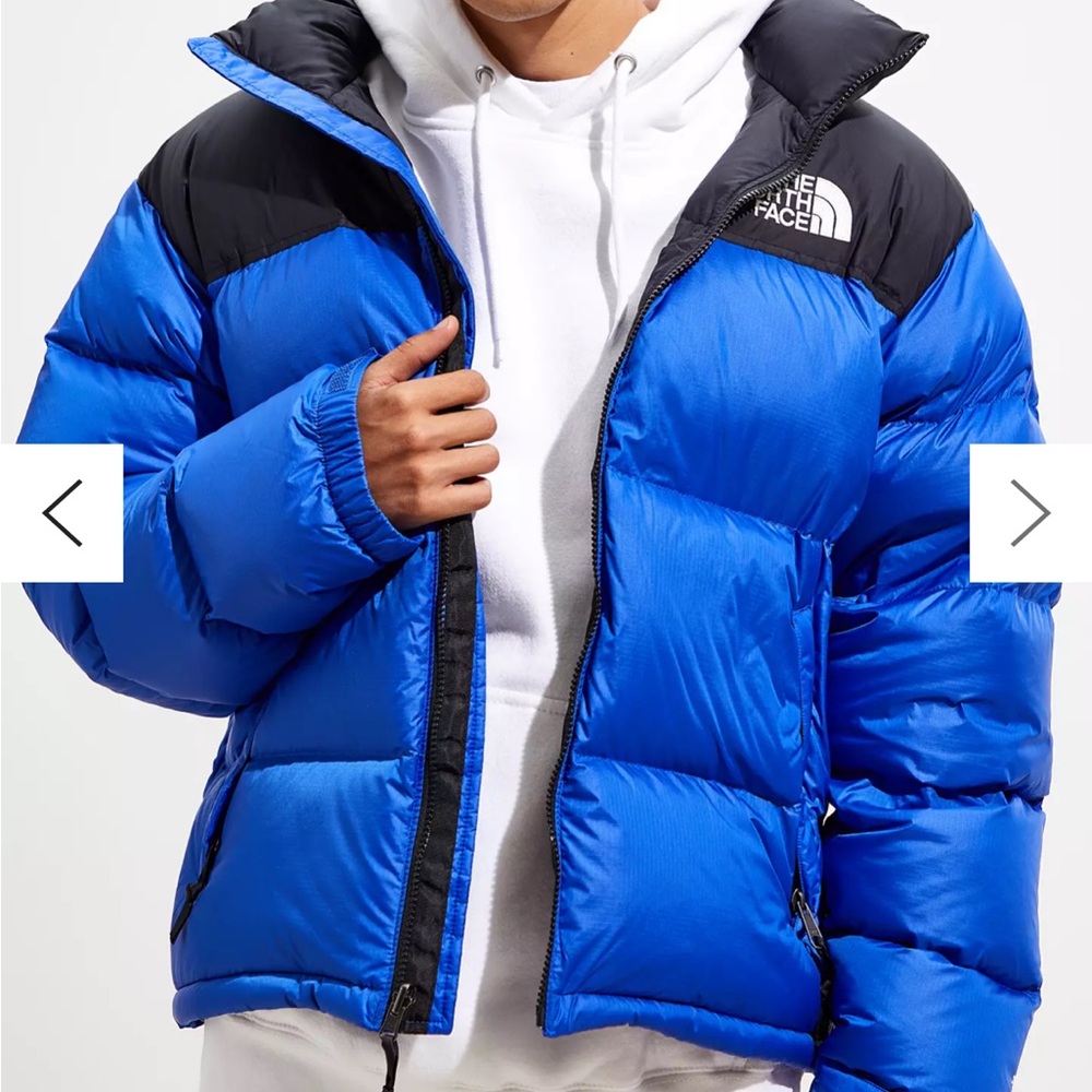The North Face Blue and Black kids puffer size m